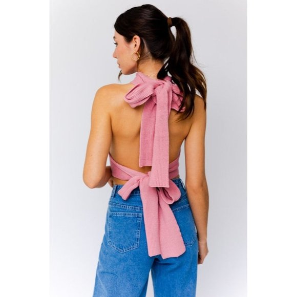 LE LIS MULTI TIE / CONVERTIBLE SWEATER TANK - Picture 5 of 11